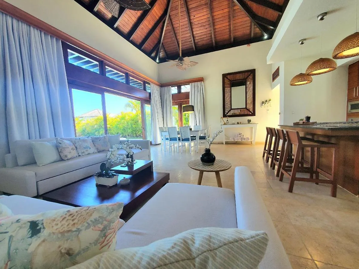 Espectacular Villa Tropical De 2 Hab/ Con Piscina Privada Y Bbq Punta Cana Apartment